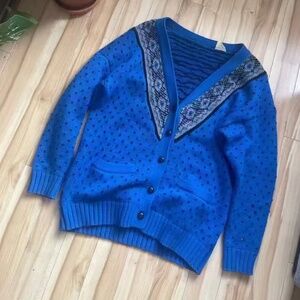 vintage wool cardigan
